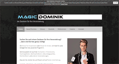 Desktop Screenshot of magic-dominik.at